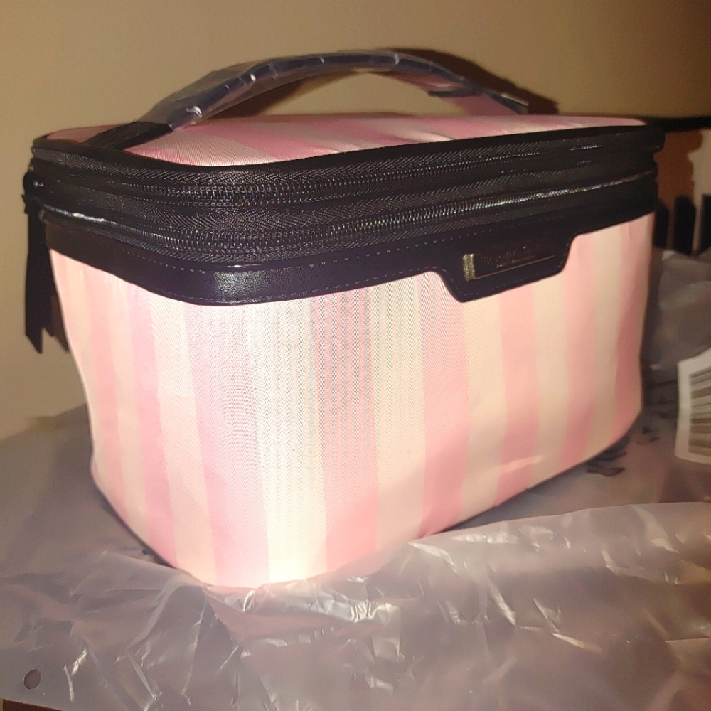 Victoria's Secret Travel Train Case Makeup Bag